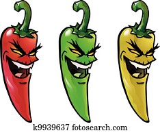 Evil hot chili peppers Evil hot chili peppers