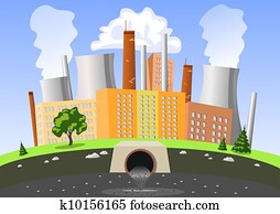 Factory air and water pollution Factory air and water pollution