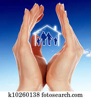 Family and house Family and house