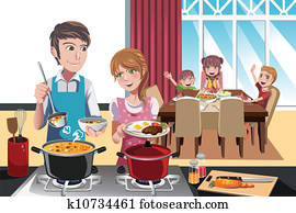 Dinner Clip Art Vectors | Our Top 1000+ Dinner EPS Images | Fotosearch