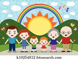 family illustration family illustration