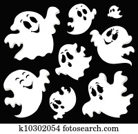 fantasma, tema, imagem, 1