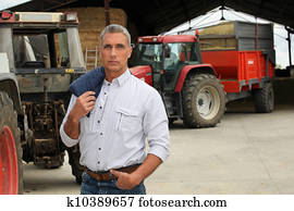 farmář, min.čas i příč.min. od stand, před, traktor