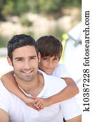 Download Father and son Picture | k27596444 | Fotosearch