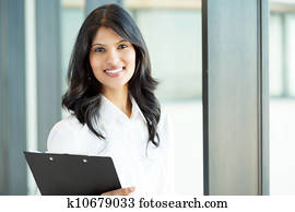 female office worker portrait