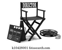 Film industry: directors chair Film industry: directors chair