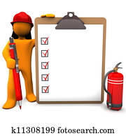 Fireman Clipboard Fireman Clipboard