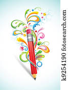 Floral Pencil Floral Pencil
