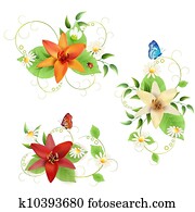 Flowers Clip Art | k14467517 | Fotosearch