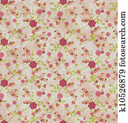 flowers pattern paper grunge vintage background flowers pattern paper grunge vintage background