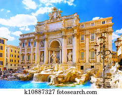 Fountain di Trevi ,Rome. Italy. Fountain di Trevi ,Rome. Italy.