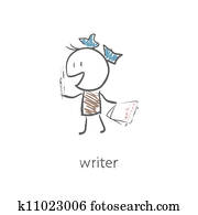 frau, writer. frau, writer.