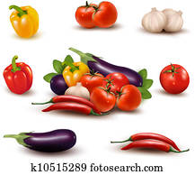 Fresh vegetable with leaves  