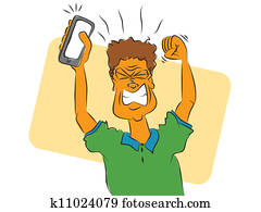 Frustrated Smart Phone User Frustrated Smart Phone User