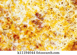full frame shot of a cheese pizza