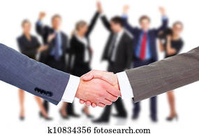 geschaefts, meeting., handshake.