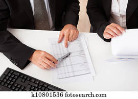 geschäftstreffen, in, fortschritt