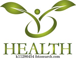 gesund, leben, logo, vektor gesund, leben, logo, vektor