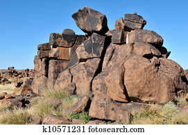 Giant's playground, Namibia