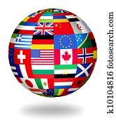 global, banderas del mundo