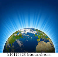 globo del mundo, tierra, planeta