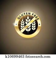 Golden gluten free icon