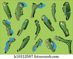 Golf Course Hole Layouts Golf Course Hole Layouts