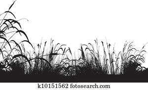 grass silhouette background grass silhouette background