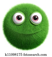 green furry monster green furry monster