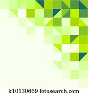 Green geometric background Green geometric background