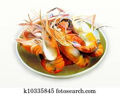 Grilled shrimp or Prawn BBQ Grilled shrimp or Prawn BBQ