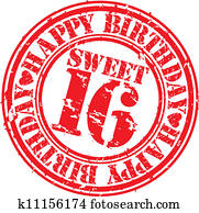 Grunge happy birthday sweet 16 rubb Grunge happy birthday sweet 16 rubb