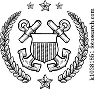 guarda costeira, insignia