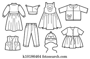 gyerekek, öltözék