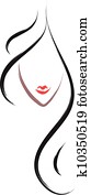 haar salon, logo haar salon, logo