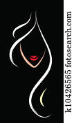 haar salon, logo haar salon, logo