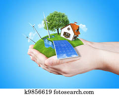 Handful concept eco lifestyle Handful concept eco lifestyle