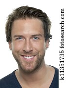 handsome smiling man