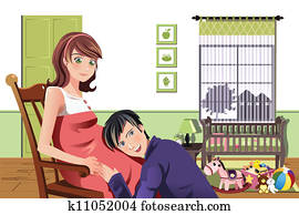 Happy pregnant couple Happy pregnant couple