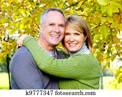 Happy senior couple.