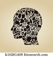 Head of a part of a body