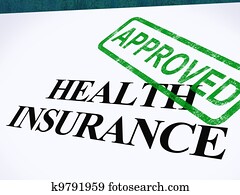 Health Insurance Approved Form Showing Successful Medical Application Health Insurance Approved Form Showing Successful Medical Application