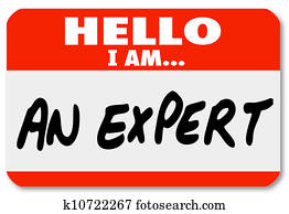 Hello I Am an Expert Nametag Expertise Tag Hello I Am an Expert Nametag Expertise Tag