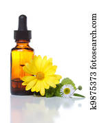 Herbal medicine or aromatherapy dropper bottle Herbal medicine or aromatherapy dropper bottle