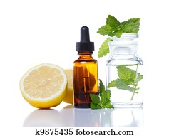 Herbal medicine or aromatherapy dropper bottle Herbal medicine or aromatherapy dropper bottle