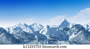 high mountains under snow high mountains under snow