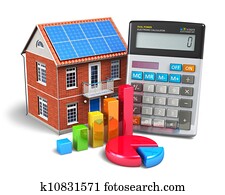 Home finances concept Home finances concept