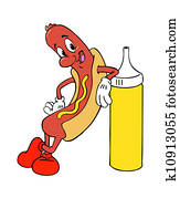 Hot Dog With Mustard Hot Dog With Mustard