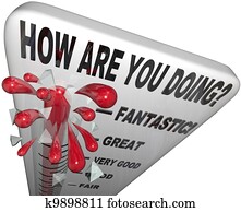 How Are You Doing Thermometer Evaluation Assessment