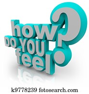 How Do You Feel Question 3d Words